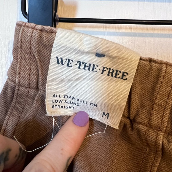 Free People All Star Pull On Jean Medium - Picture 6 of 6